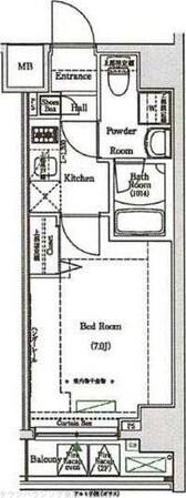 ラフィスタ金町の物件間取画像